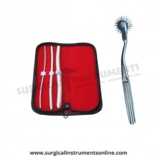 Hegar uterine dilator 3 pieces set,3-4, 7-8, 13-14, wartenberg pinwheel